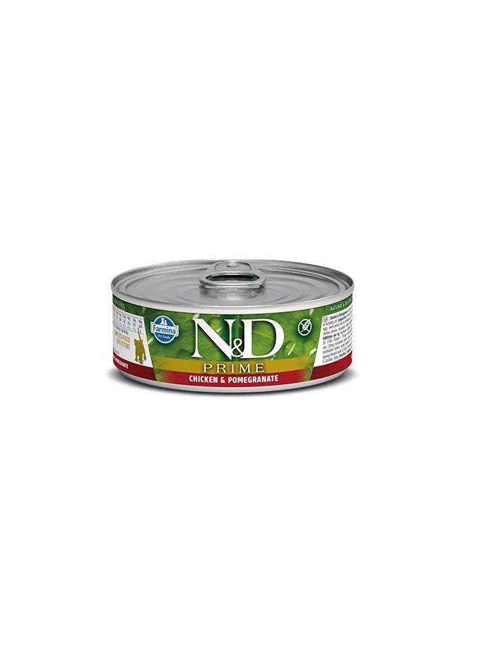 Farmina N&D Chicken & Pomegranate  For Cat 80gX30 1BOX