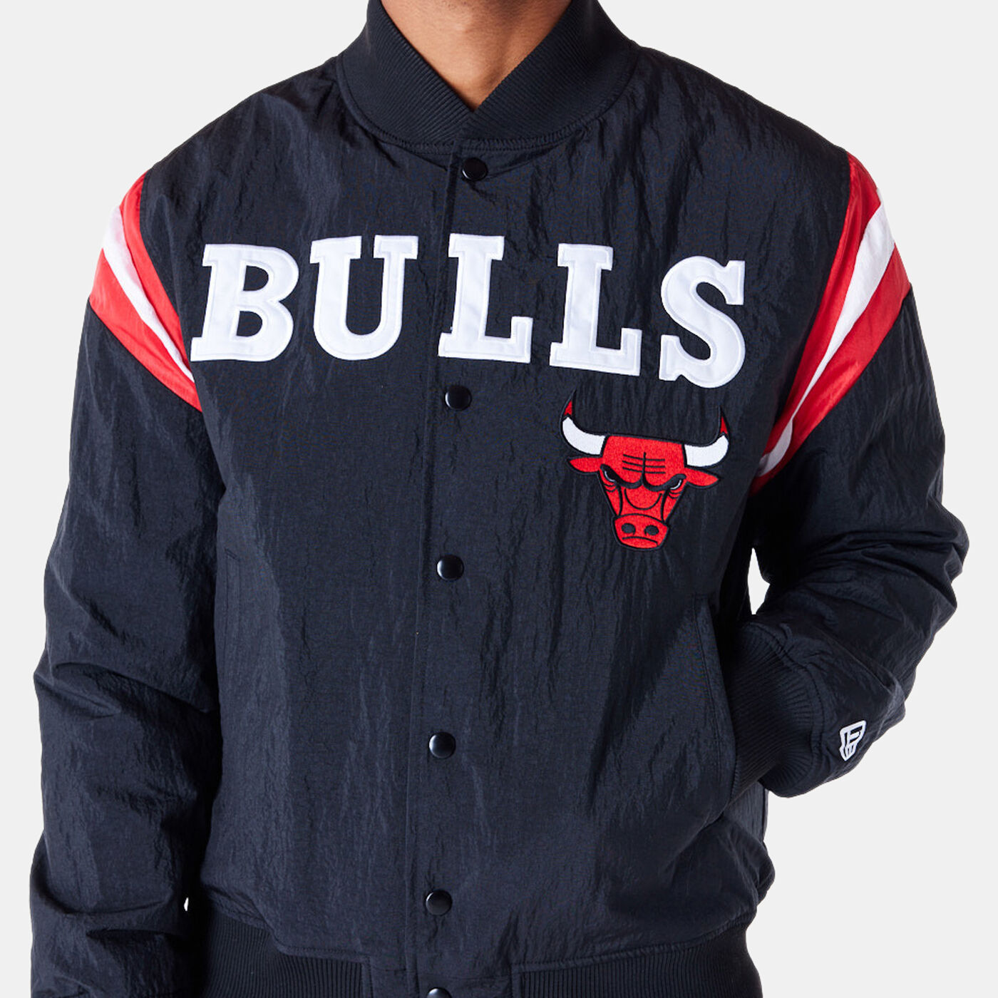 Men's NBA Chicago Bulls Panel Bomber Jacket