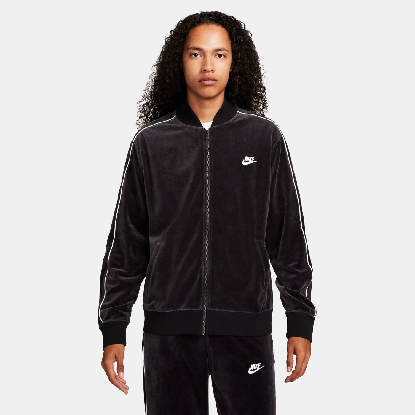 Men's Sportswear Club Velour Jacket