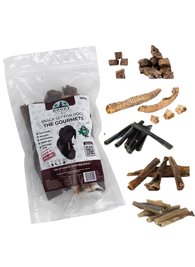 Gourmet Set Doggy Village natural chews 150G