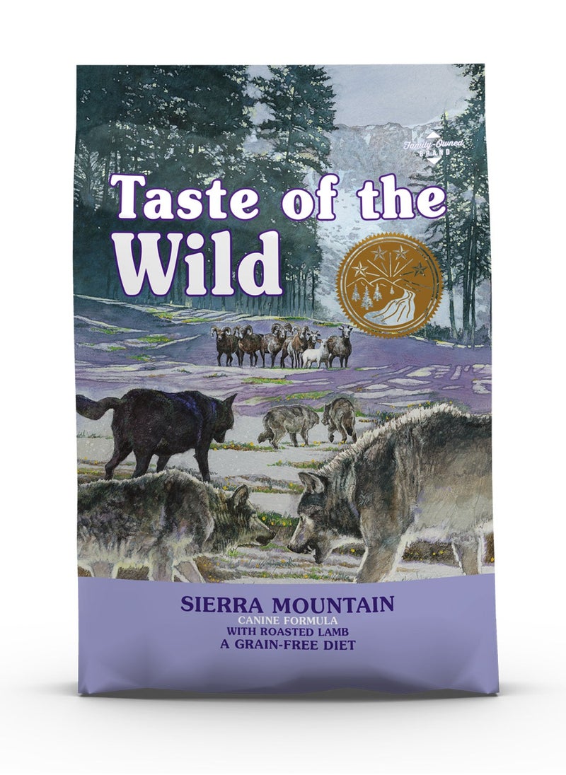 Taste of the wild Sierra Mountain Canine Recipe 12.kgs