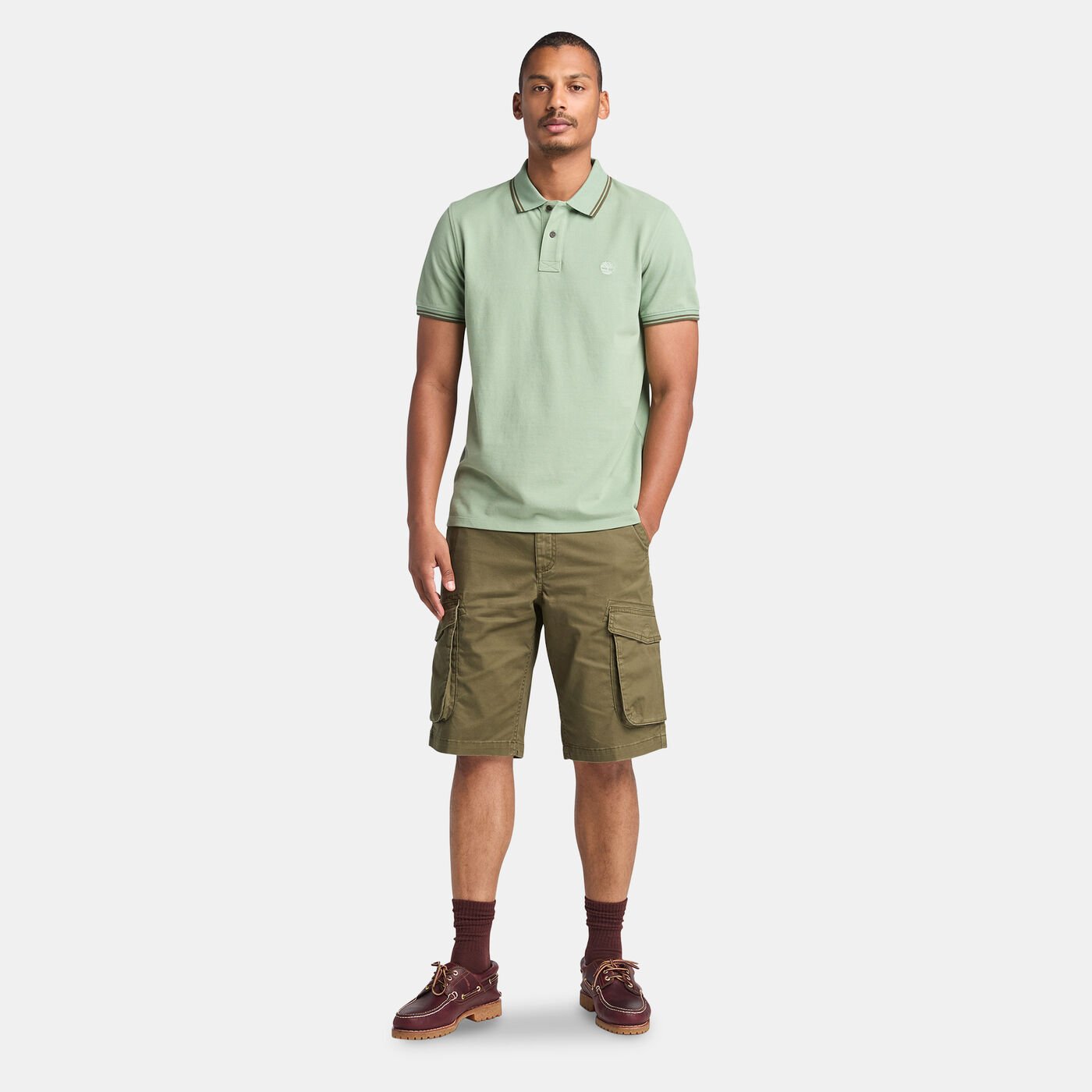 Men's Woven Badge Cargo Shorts