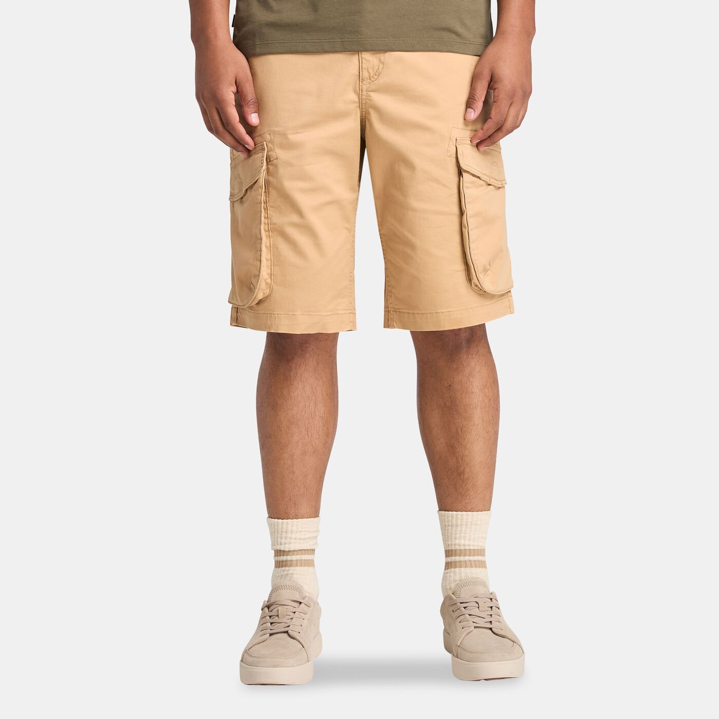 Men's Woven Badge Cargo Shorts