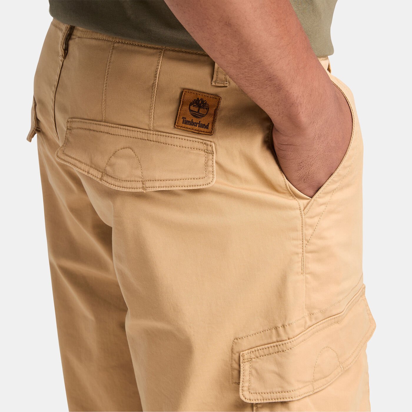 Men's Woven Badge Cargo Shorts