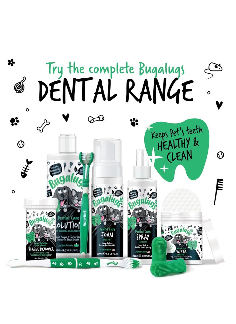 Dog Toothbrush and Cat Toothbrush Dual Ended Dog Plaque Remover Our Dental Dog Teeth Cleaning Products Makes Dog Teeth Cleaning Easier use with Dog Toothpaste and Cat Toothpaste