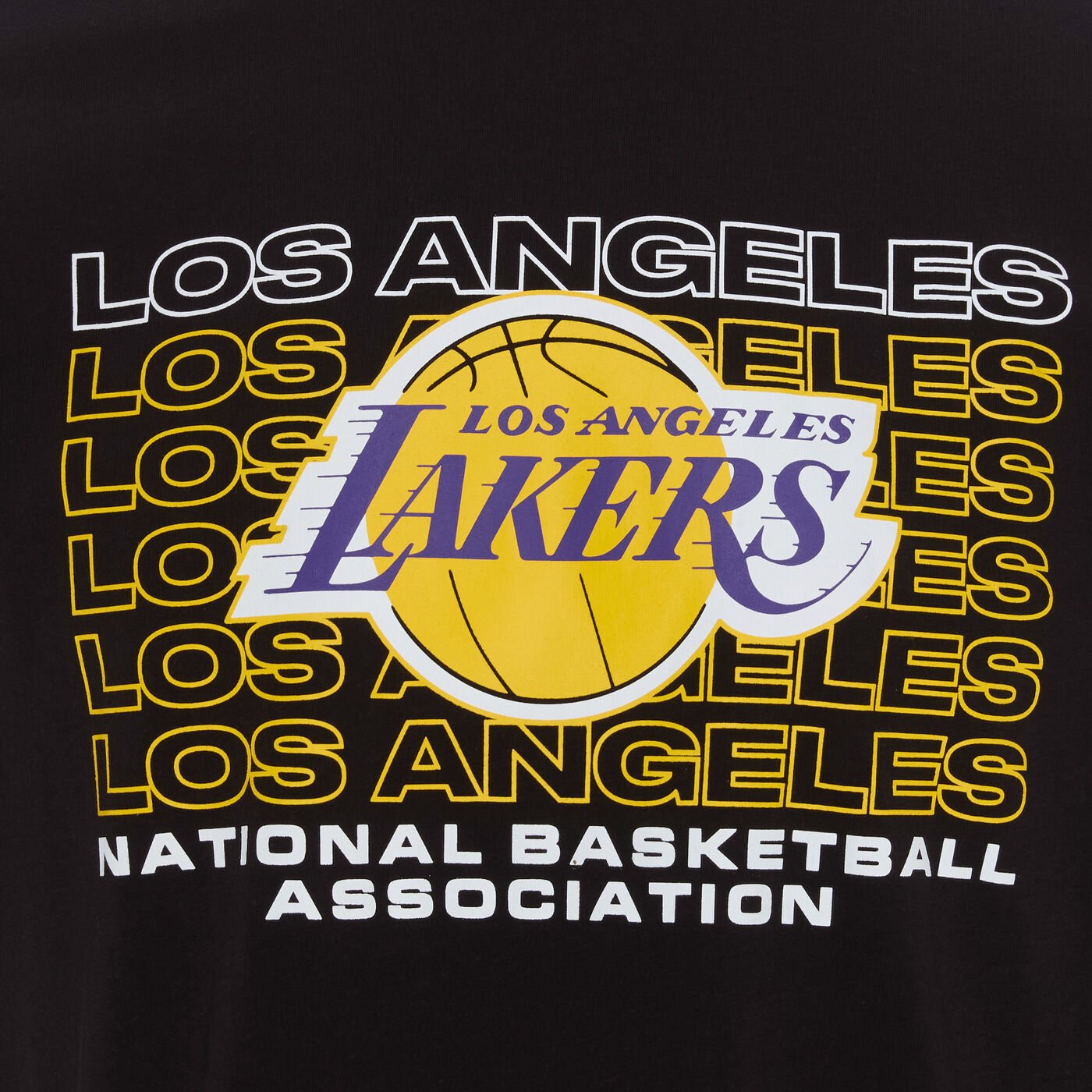 Men's NBA Los Angeles Lakers Stacked Wordmark T-Shirt