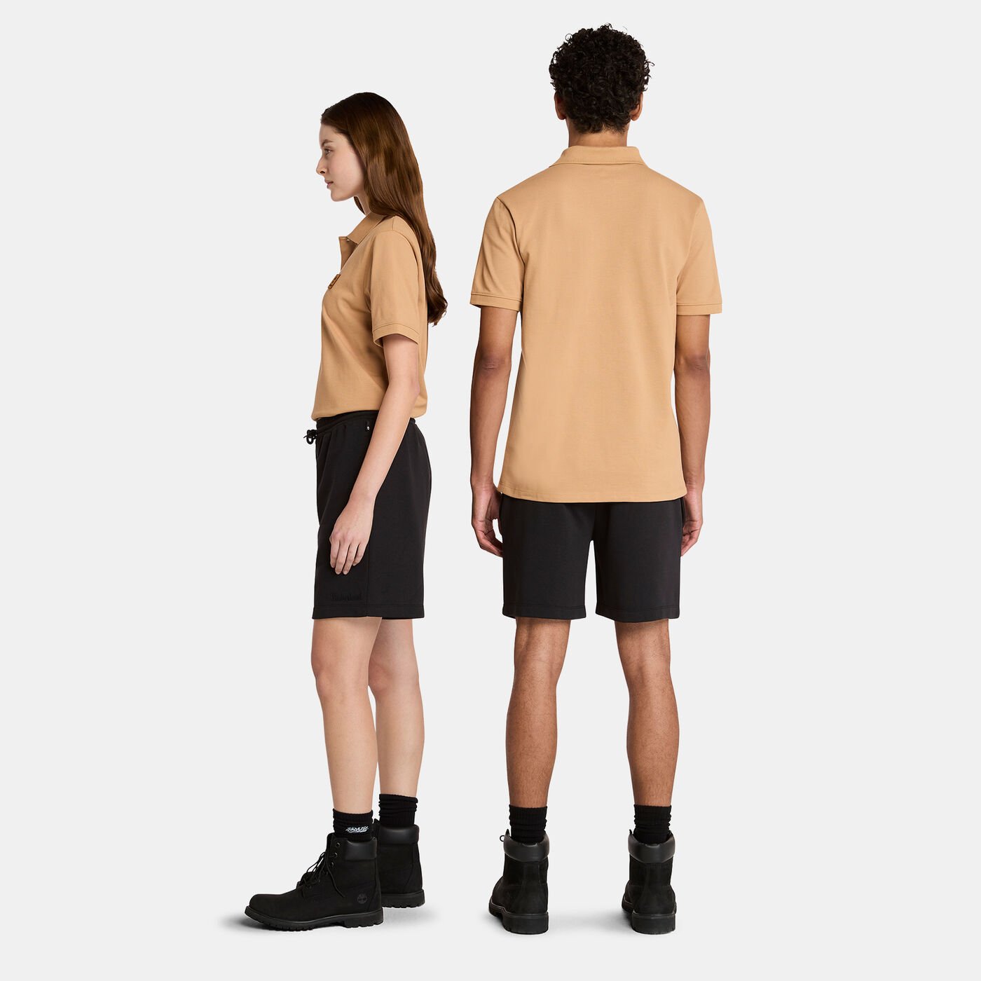 Men's Woven Badge Polo Shirt