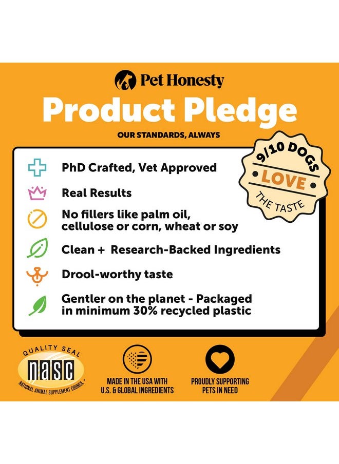 Pet Honesty Allergy Support Fresh Sticks - Dental Sticks for Dogs - Dental Dog Chews - Immune Health + Allergy Support for Dogs - Freshen Dog Breath, Reduce Plaque + Tartar - 30 Sticks