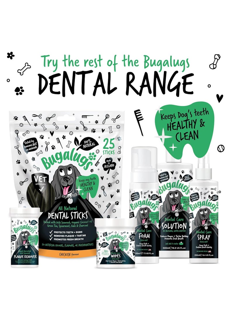 Dog Breath Freshener Dog Teeth Wipes Dog Plaque Remover Dog Wipes and tartar remover for teeth Dog Teeth Cleaning Product No Dog Toothbrush And Toothpaste Brushing Needed Dog 100 Wipes