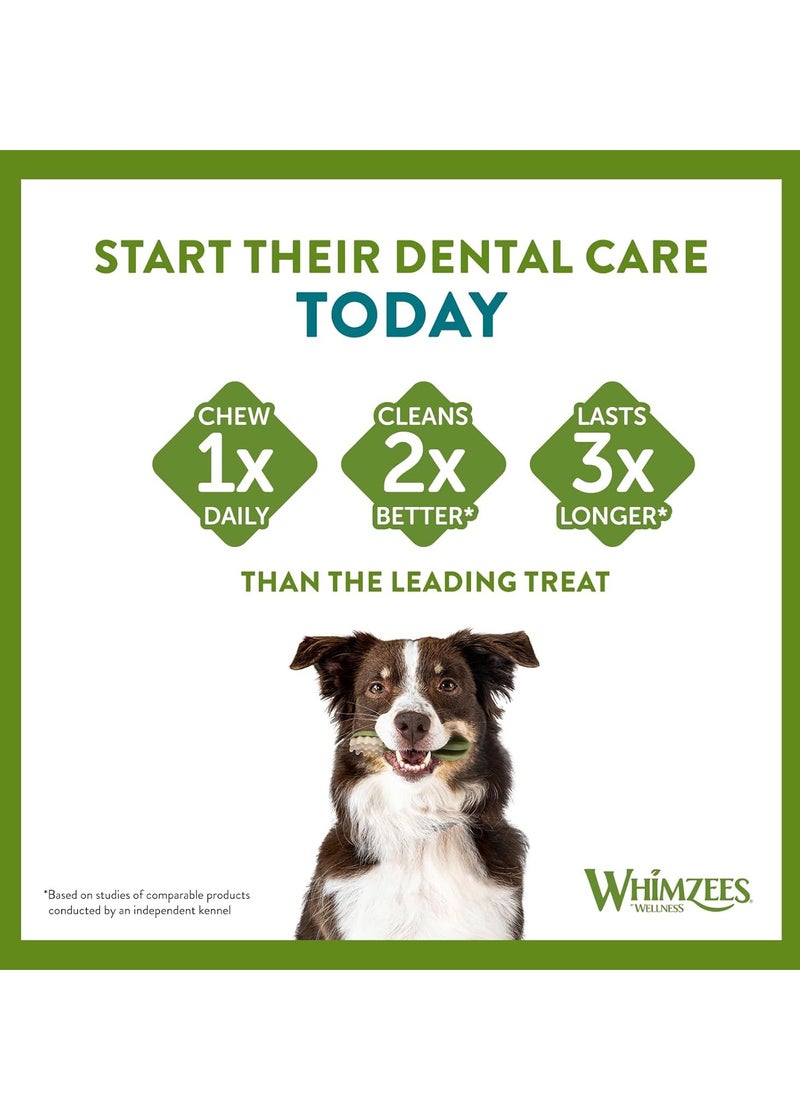 By Wellness Rice Bone Dog Dental Sticks 9 Pieces Size M L Dog Chews for Medium to Large Breeds Natural Gluten Free Rawhide Free Vegetarian