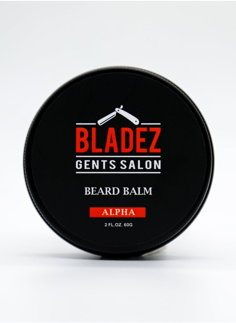 Alpha Beard Balm, Best Natural Based Beard Care Product, Bladez Professional Beard Care Line