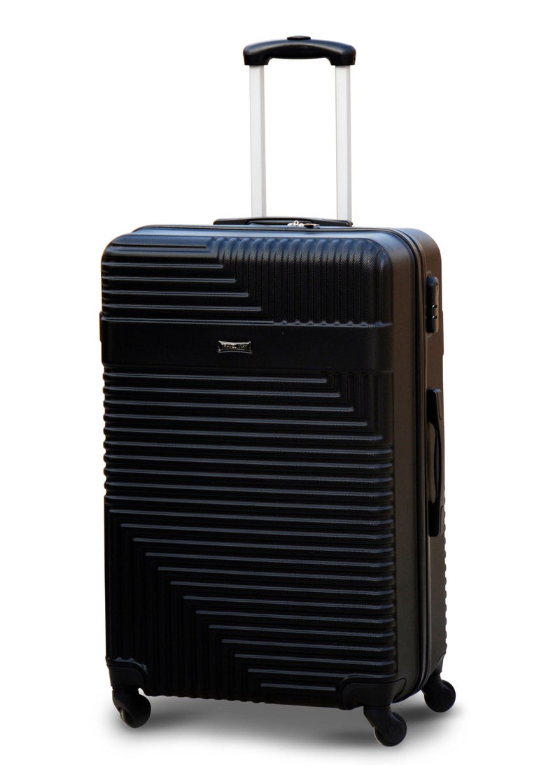 Lightweight Luggage Hard Shell Trolly with smooth spinner wheels and secured combination lock ABS Suitcases for travel.