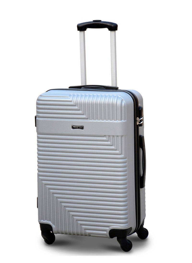 Lightweight Luggage Hard Shell Trolly with smooth spinner wheels and secured combination lock ABS Suitcases for travel.