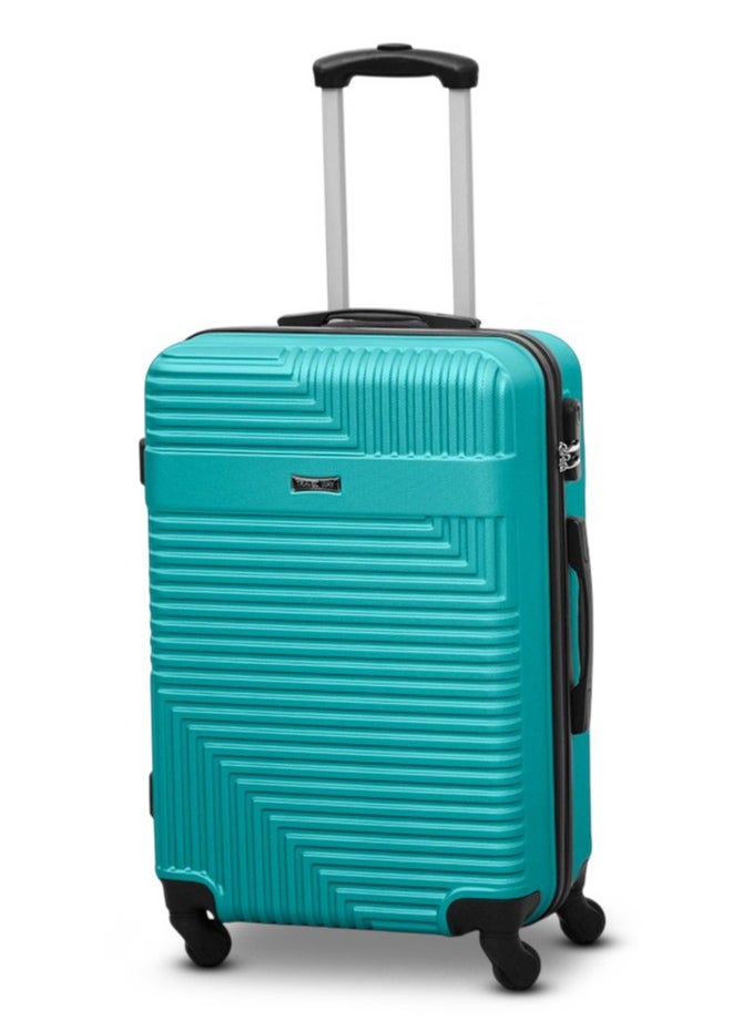 Lightweight Luggage Hard Shell Trolly with smooth spinner wheels and secured combination lock ABS Suitcases for travel.