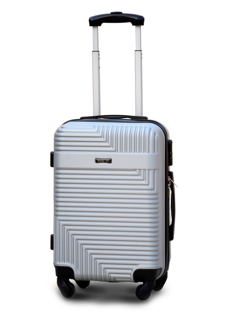 Lightweight Luggage Hard Shell Trolly with smooth spinner wheels and secured combination lock ABS Suitcases for travel.