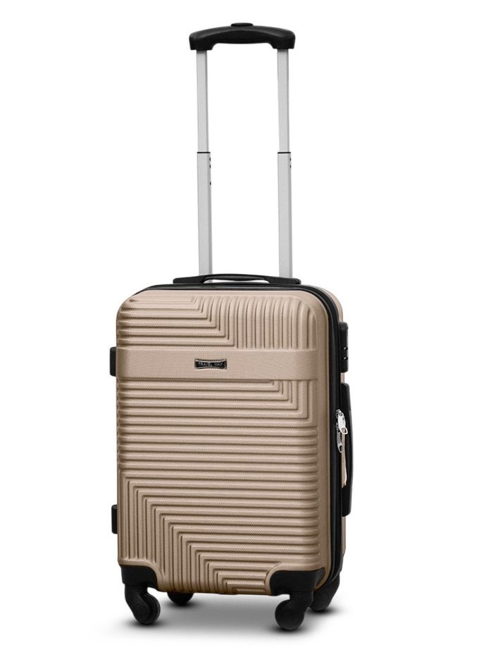 Lightweight Luggage Hard Shell Trolly with smooth spinner wheels and secured combination lock ABS Suitcases for travel.