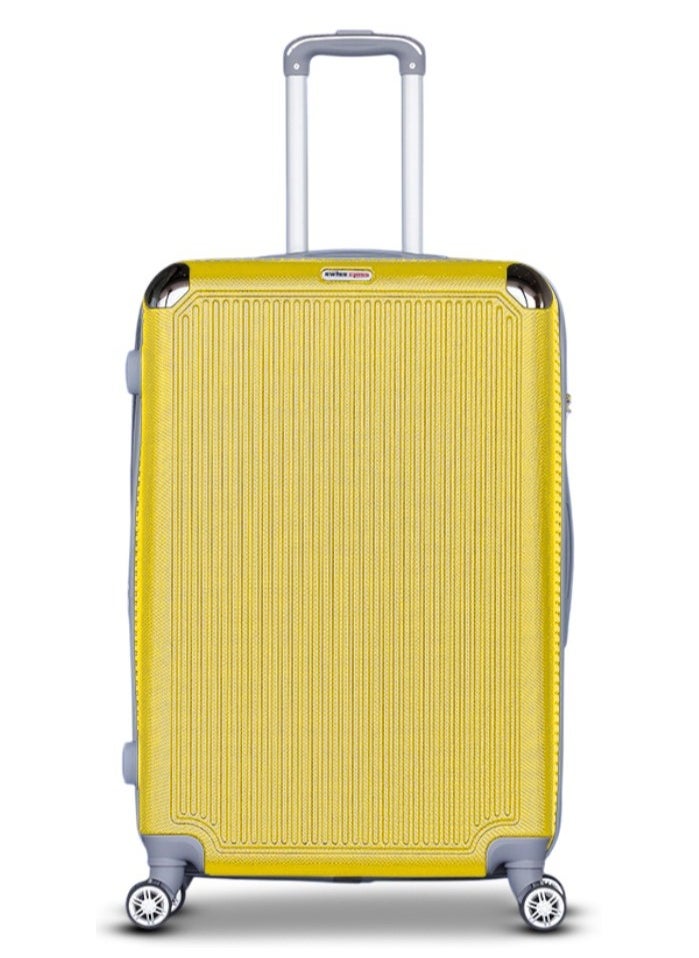 Large Luggage Hard Shell Checked In 30-35kg Trolly with smooth spinner wheels and secured combination lock for travel