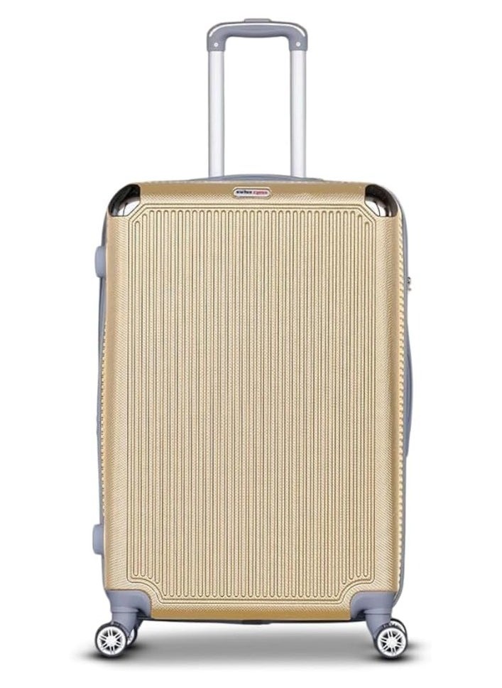 Large Luggage Hard Shell Checked In 30-35kg Trolly with smooth spinner wheels and secured combination lock for travel