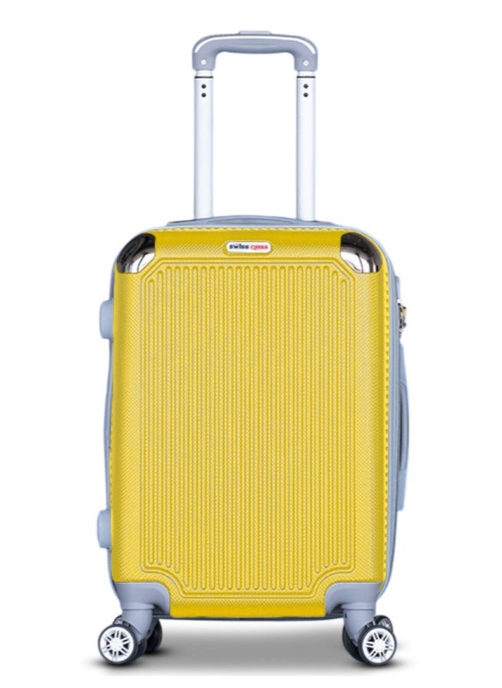 Luggage Hard Shell Cabin Size Trolly 7-10kg Suitcase with Smooth Spinner Wheels and Secured Combination Lock for Travel