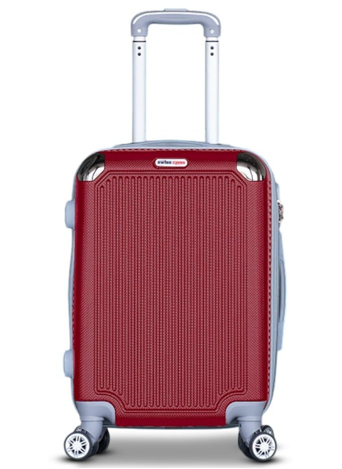 Luggage Hard Shell Cabin Size Trolly 7-10kg Suitcase with Smooth Spinner Wheels and Secured Combination Lock for Travel