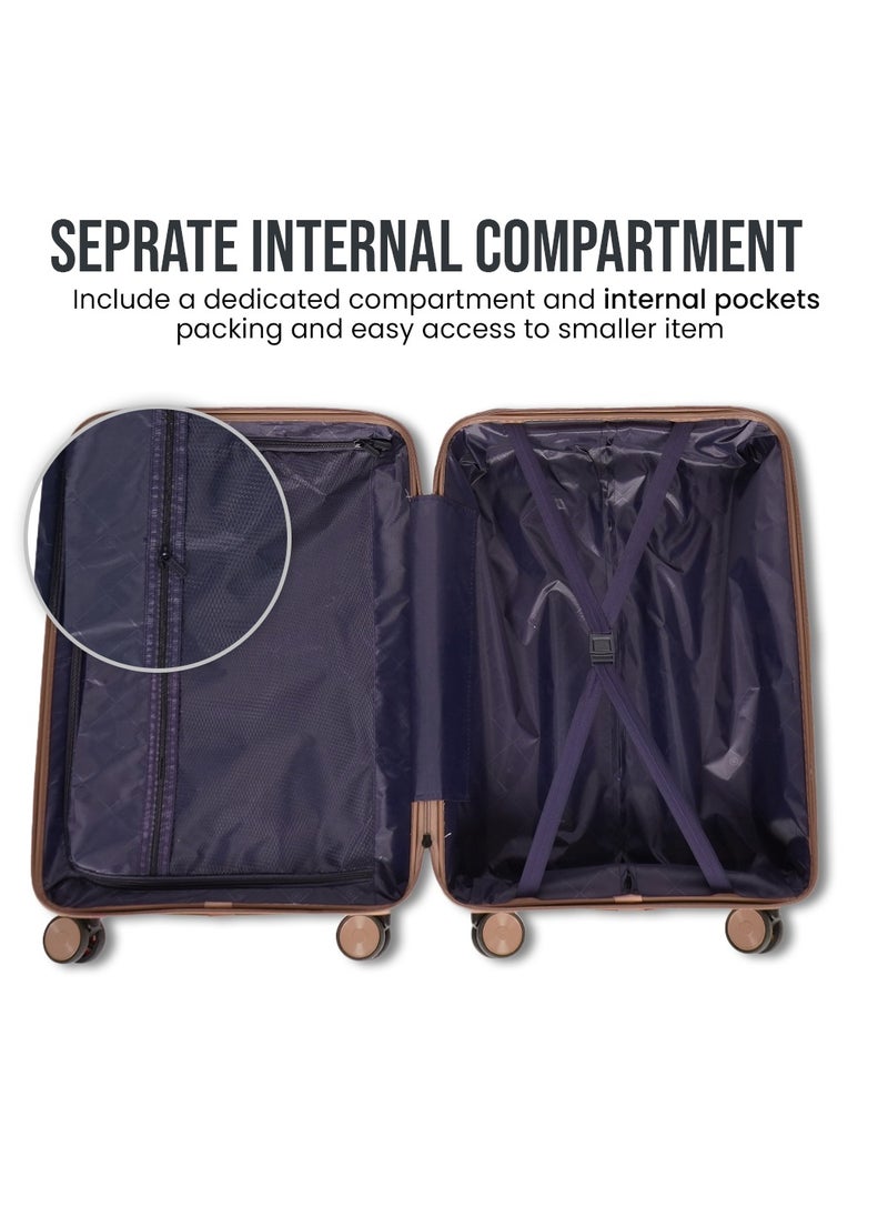 Travel Suitcase & Trolley Set - Luggage Bag PP 02, Lightweight Suitcase Set & Carry-On Luggage