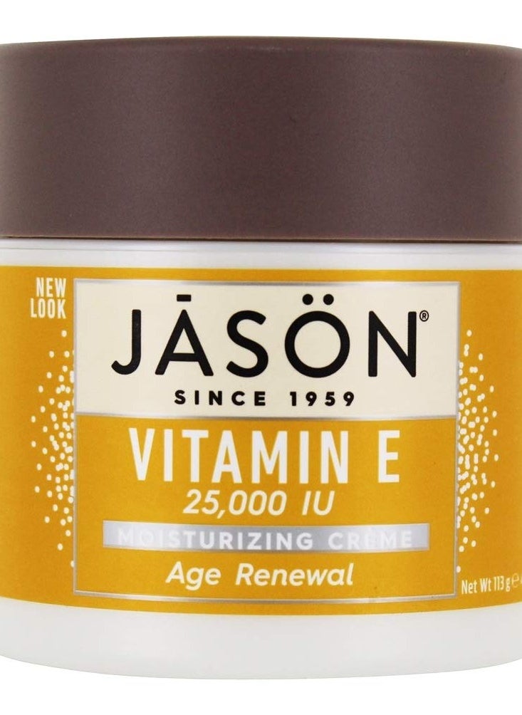 JASON Vitamin E Age Renewal Moisturizing Crème 25000 Iu 4 Ounce (113 grams) Cream