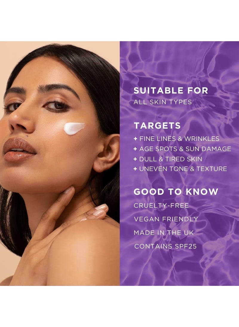 Advanced Age Protection Even Skin Tone Day Cream - Brightening Cream With Hyaluronic Acid and Niacinamide  SPF 25 50ml