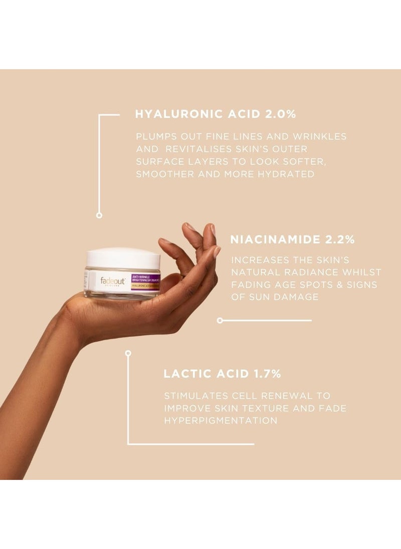 Advanced Age Protection Even Skin Tone Day Cream - Brightening Cream With Hyaluronic Acid and Niacinamide  SPF 25 50ml