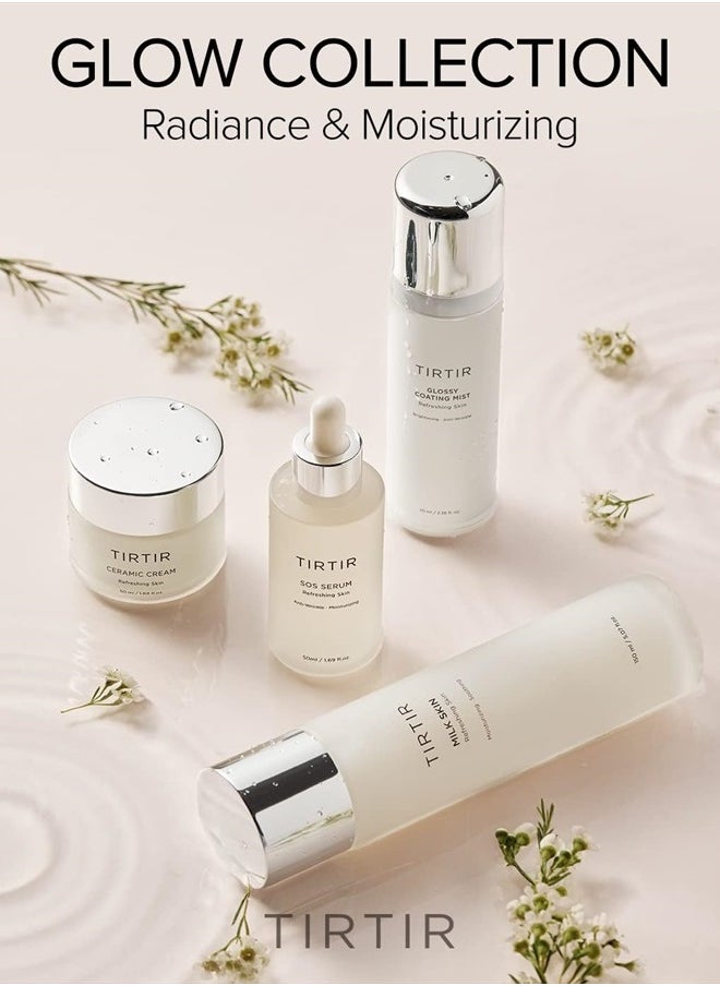 Natural Ceramide Cream | Deep moisturizer for Glass Skin, Polyglutamic acid, Centella Asiatica Extract, Skin barrier, Lightweight, Mild, Nature derived ingredients, Dry skin, Korean skincare