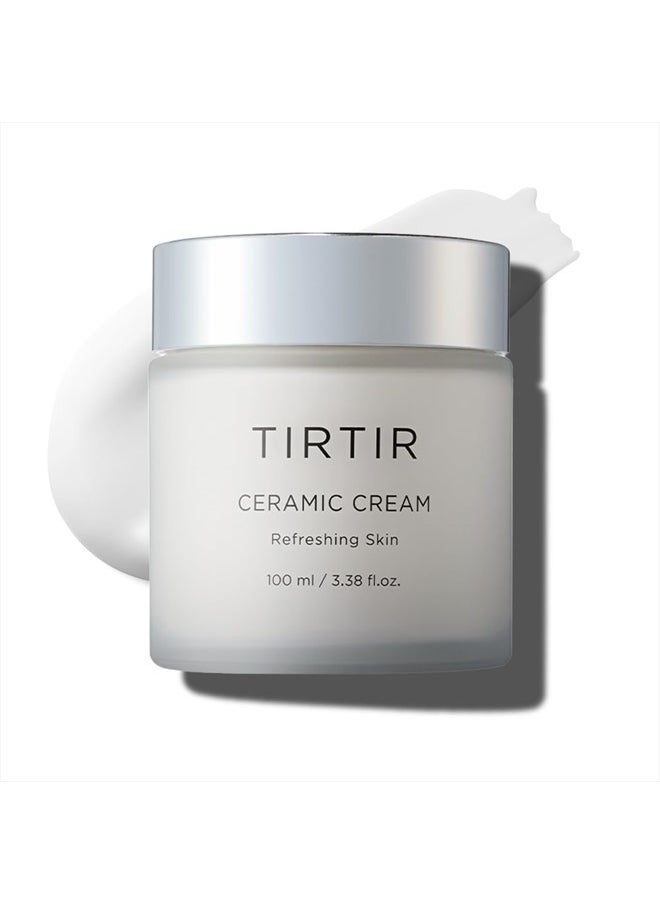 Natural Ceramide Cream | Deep moisturizer for Glass Skin, Polyglutamic acid, Centella Asiatica Extract, Skin barrier, Lightweight, Mild, Nature derived ingredients, Dry skin, Korean skincare