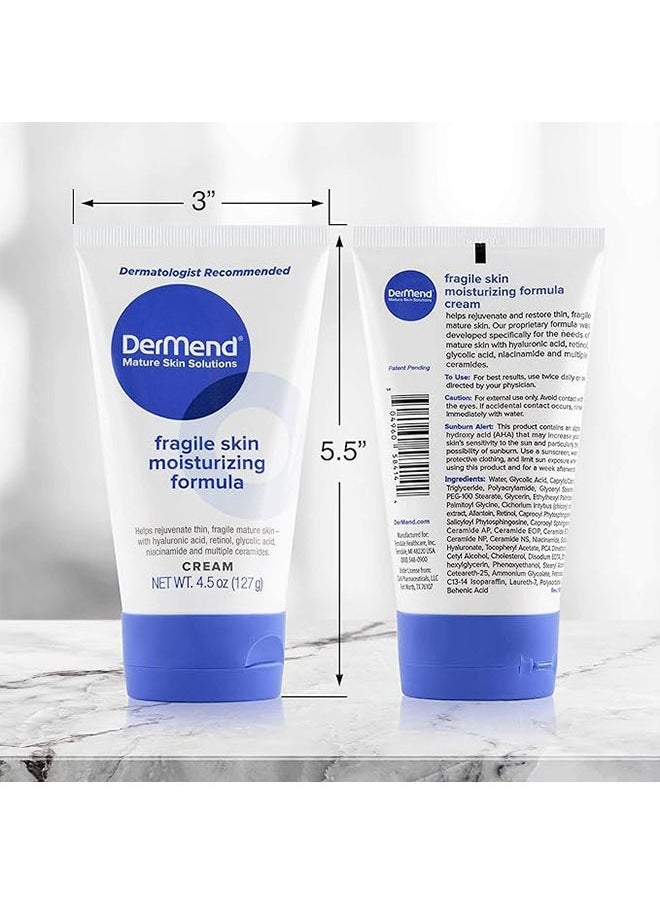 Fragile Skin Moisturizing Formula 127g, Helps Rejuvenate Thin, Fragile Mature Skin, Daily Moisturizer, Anti Wrinkle Cream for Firming and Strengthening Thin, Aging Skin