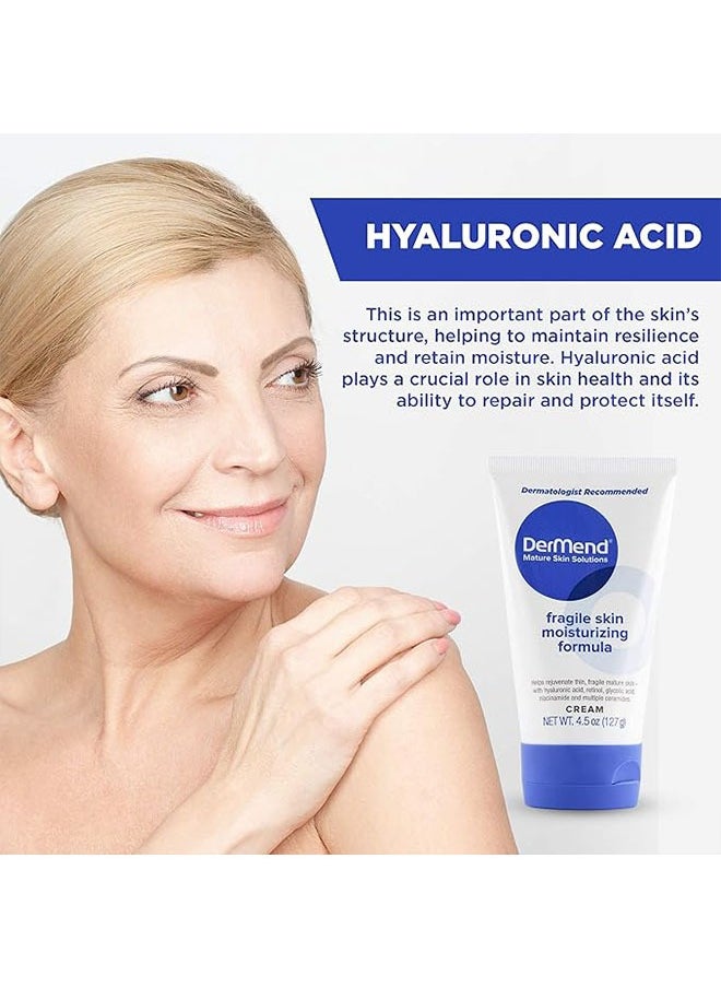 Fragile Skin Moisturizing Formula 127g, Helps Rejuvenate Thin, Fragile Mature Skin, Daily Moisturizer, Anti Wrinkle Cream for Firming and Strengthening Thin, Aging Skin