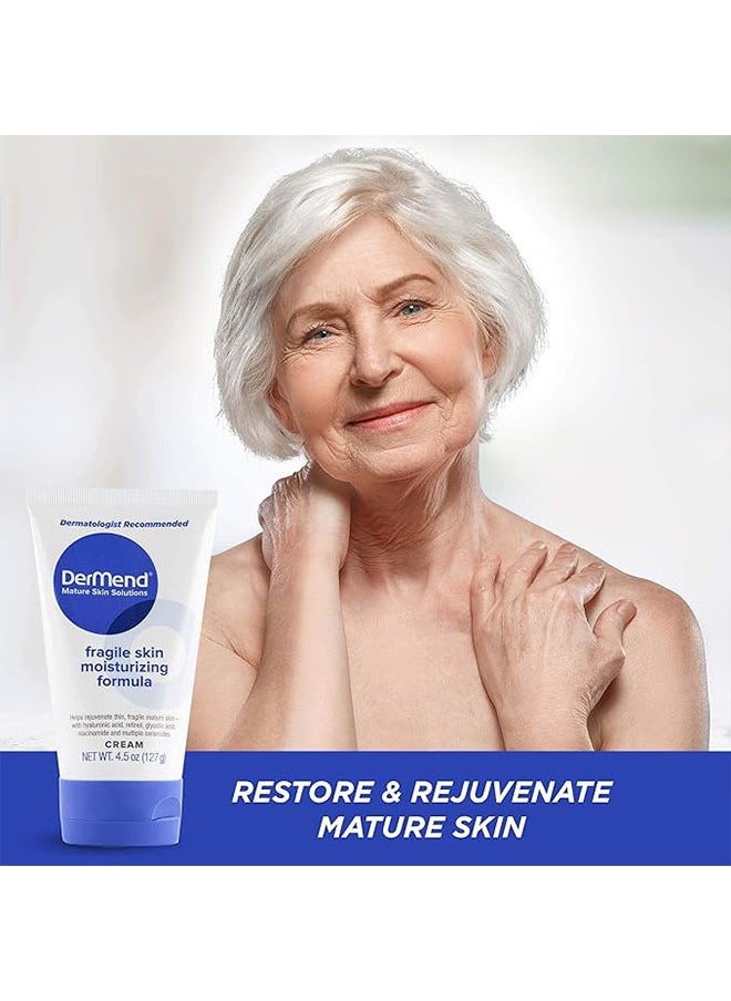 Fragile Skin Moisturizing Formula 127g, Helps Rejuvenate Thin, Fragile Mature Skin, Daily Moisturizer, Anti Wrinkle Cream for Firming and Strengthening Thin, Aging Skin