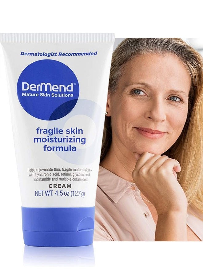 Fragile Skin Moisturizing Formula 127g, Helps Rejuvenate Thin, Fragile Mature Skin, Daily Moisturizer, Anti Wrinkle Cream for Firming and Strengthening Thin, Aging Skin