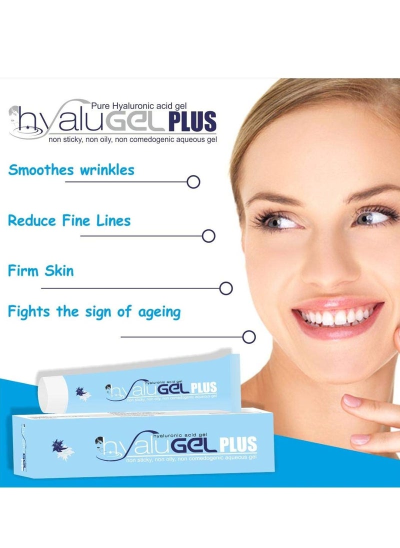 Hyalugel PLUS Moisturizing Gel for Acne (All Skin) 30ml : Pack of 2