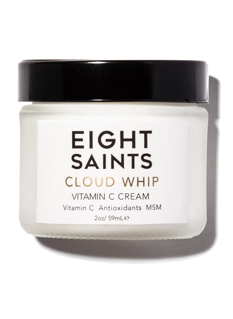 Eight Saints Skincare Cloud Whip Vitamin C Face Moisturizer Day Cream, Natural and Organic Face Cream For Women, Anti Aging Cream For Face To Reduce Fine Lines and Wrinkles, 2 Ounces