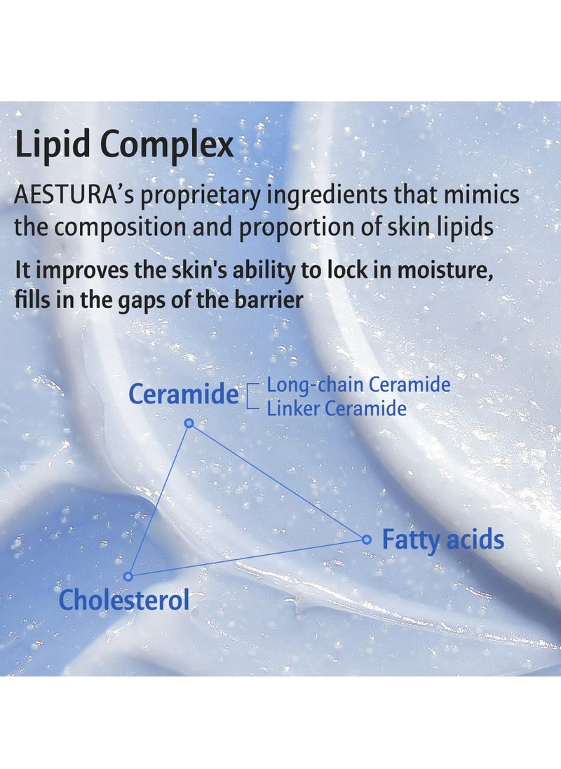 AESTURA ATOBARRIER365 Cream with Ceramide, Korean Skin Barrier Repair Moisturizer | 120-hour Lasting Hydration for Dry & SensitiveSkin, Hypoallergenic, 1.52 Fl Oz (Renewed) ㅣValentine's Day Gifts