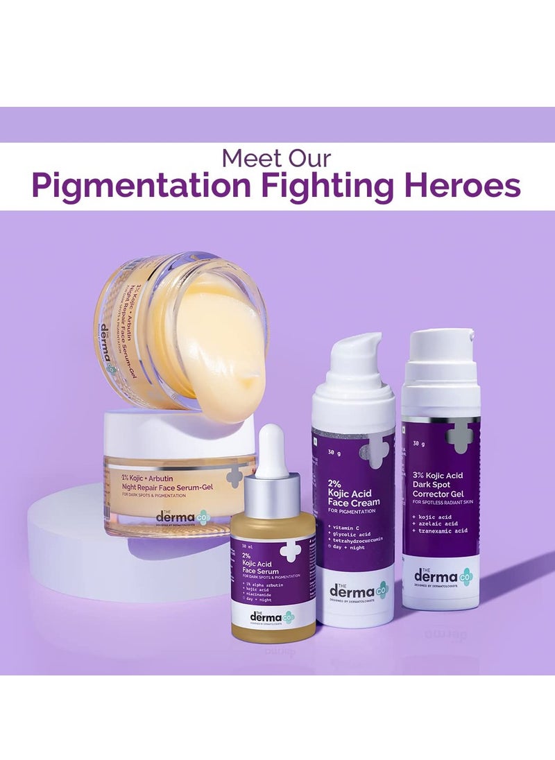 The Derma Co Lightening 2% Kojic Acid Face Cream - 30 Gm(Dermaco)