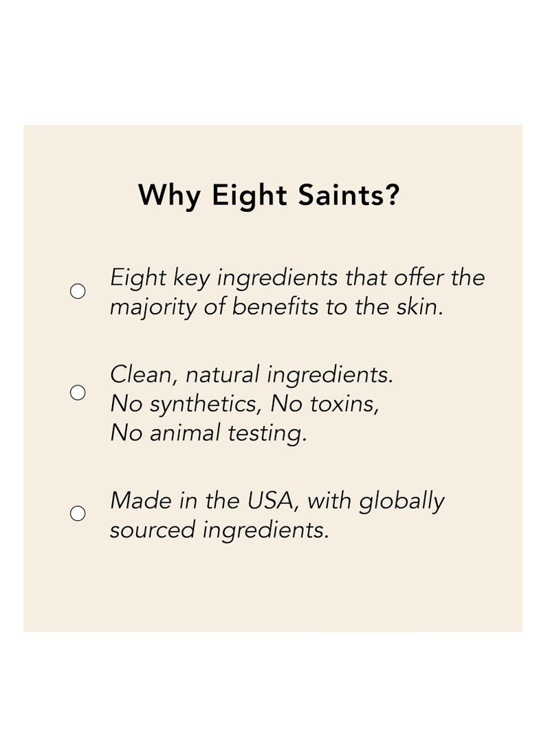 Eight Saints Skin Care Up the Anti Night Cream Face Moisturizer to Reduce Fine Lines and Wrinkles, Natural and Organic Anti Aging Cream For Face & Neck with Niacinamide and Hyaluronic Acid, 2 Ounces