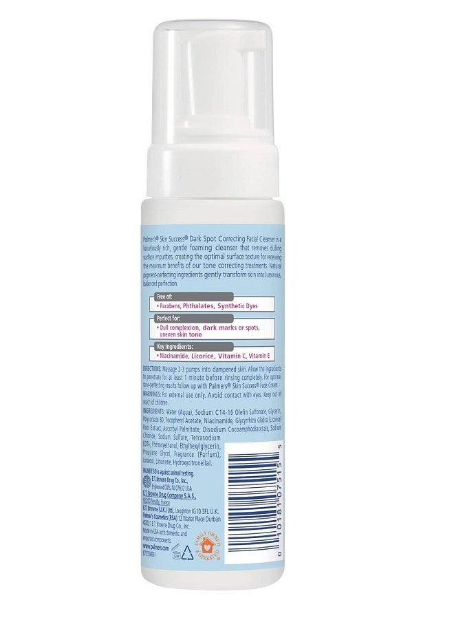 Palmer's Skin Success Eventone Facial Milk Foaming Cleanser, 5 Ounce