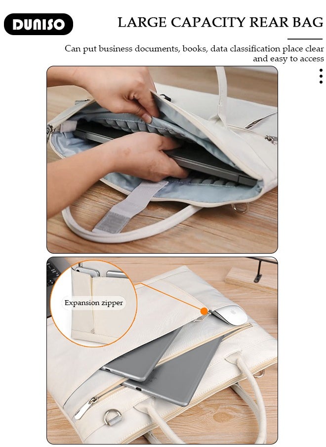 Laptop Bag for Men or Women 15.6 Inch Computer Bag Laptop Tote Bag Briefcase Laptop Case Shoulder Bag with Strap Computer Cases Messenger Bag handbag for Travel/Business
