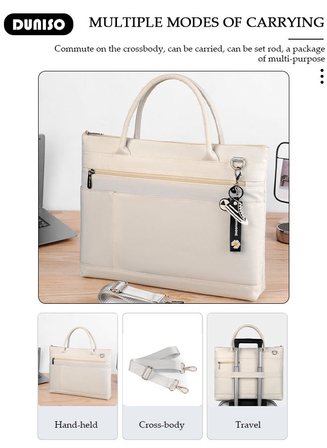 Laptop Bag for Men or Women 15.6 Inch Computer Bag Laptop Tote Bag Briefcase Laptop Case Shoulder Bag with Strap Computer Cases Messenger Bag handbag for Travel/Business