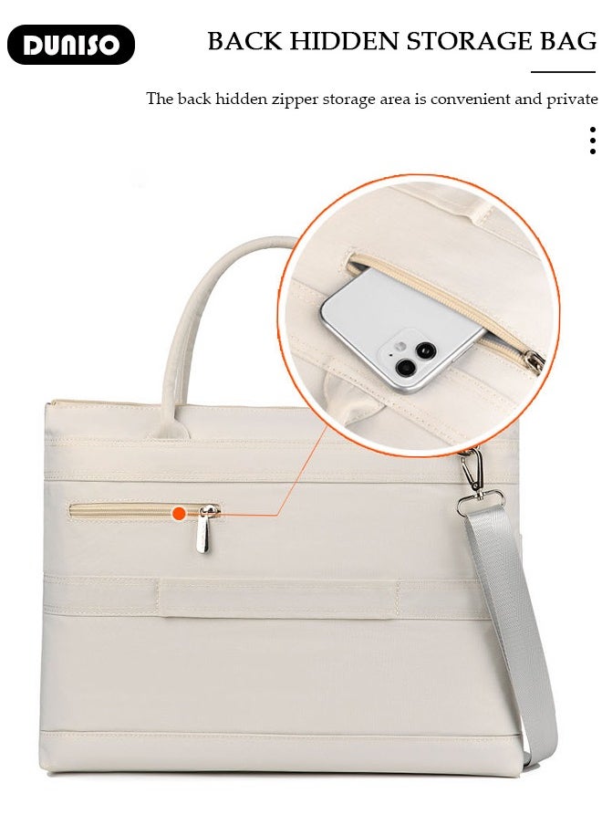 Laptop Bag for Men or Women 15.6 Inch Computer Bag Laptop Tote Bag Briefcase Laptop Case Shoulder Bag with Strap Computer Cases Messenger Bag handbag for Travel/Business
