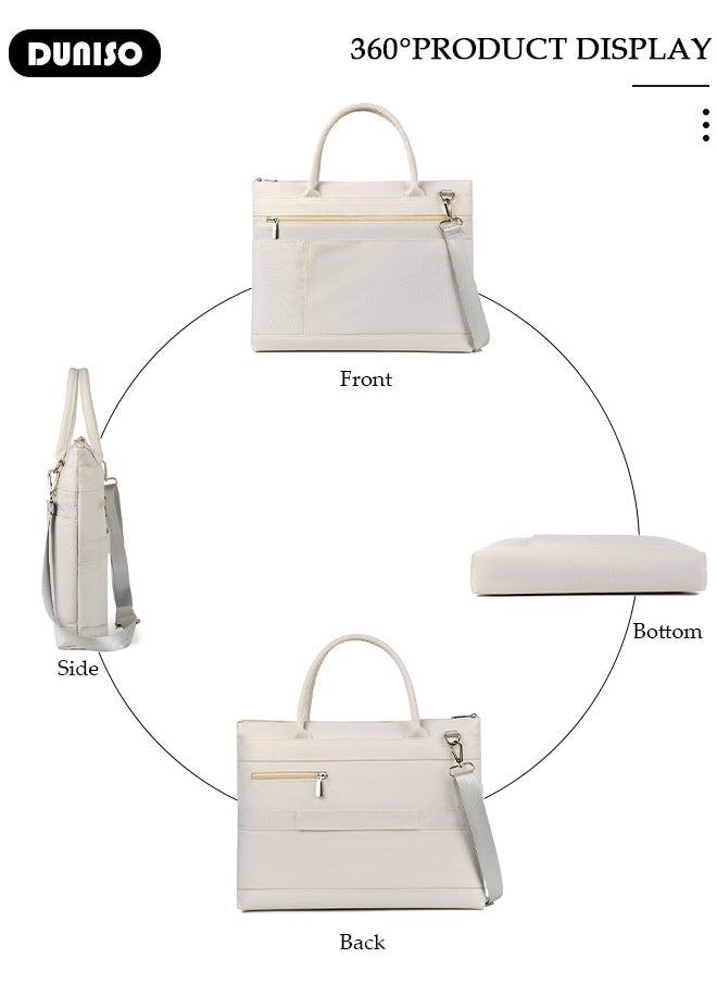 Laptop Bag for Men or Women 15.6 Inch Computer Bag Laptop Tote Bag Briefcase Laptop Case Shoulder Bag with Strap Computer Cases Messenger Bag handbag for Travel/Business