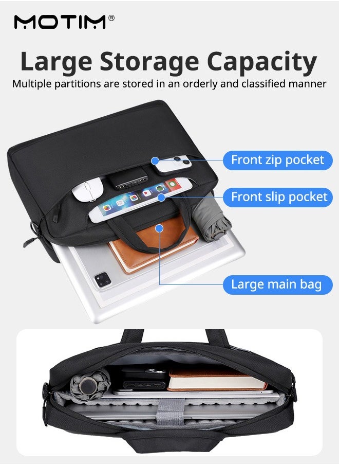 15.6-16 Inch Laptop Bag Case, Waterproof Computer Sleeve Cover with Airbag, Business Casual Or School, Compatible with Dell Inspiron 15.6, HP Pavilion 15.6 and so on