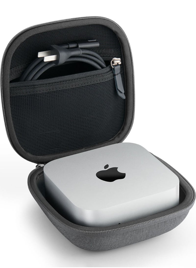 Klasden Pouch for Apple Mac Mini M4 / M4 Pro (2024) Portable Travel Case Pouch Storage Cover - Charcoal Gray