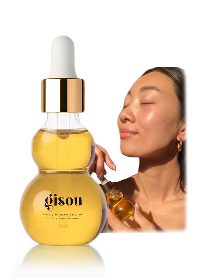 Honey Infused Face Oil 26ml, Deeply Moisturize and Nourish Skin, Long Lasting Hydration