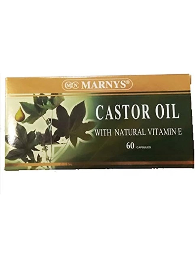 MARNYS Castor Oil 60 Capsules