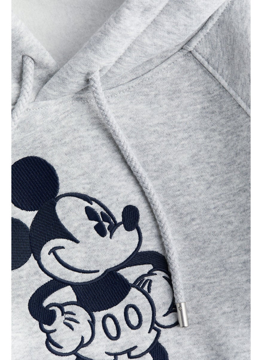 Motif-Detail Hoodie