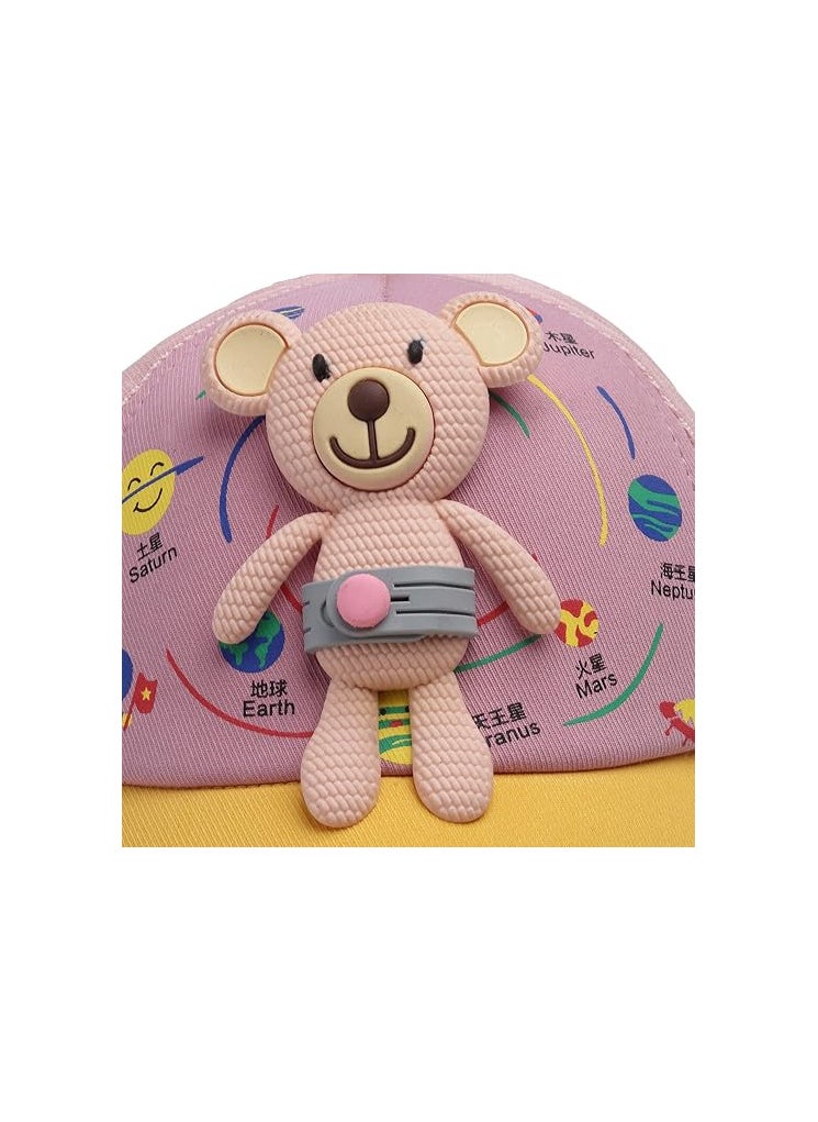 BabyMoon Teddy Summer Cap Hat Pink